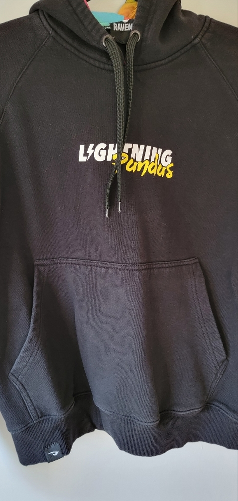 Lightning pandas tie dye sweatshirt